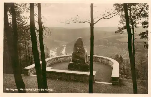 AK / Ansichtskarte  Solingen Hermann Loens Denkmal Solingen