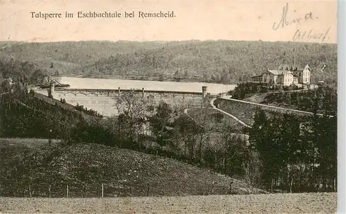 AK / Ansichtskarte  Remscheid Hotel Restaurant Remscheider Talsperre im Eschbachtale Remscheid