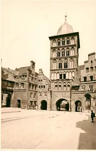 AK / Ansichtskarte  Luebeck Das Burgtor Luebeck