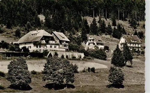 AK / Ansichtskarte  Saig_Schwarzwald Hotel Sonnhalde Pension Wischerhoff Haus Kurz Hilbert Saig Schwarzwald