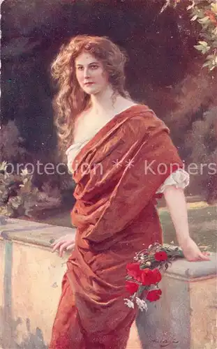 AK / Ansichtskarte  Foto_Salon_de_1912_Nr. Junge Frau Litho 