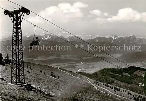 AK / Ansichtskarte  Sessellift_Chairlift_Telesiege Gerlitzen Julische Alpen Kaernten 