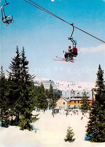 AK / Ansichtskarte 73898894 Sessellift_Chairlift_Telesiege Vitocha Bulgarien 