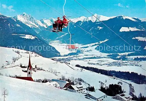 AK / Ansichtskarte  Sessellift_Chairlift_Telesiege Pusteria Dolomiti Valsaora Plan de Corones 