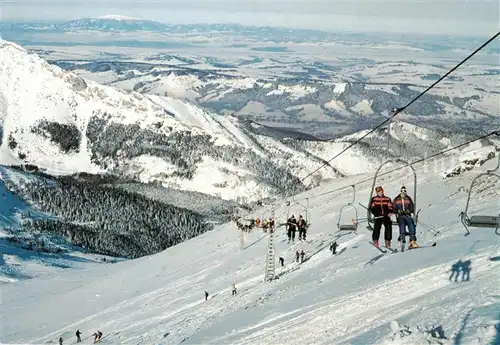 AK / Ansichtskarte  Sessellift_Chairlift_Telesiege Tatry Zachodnie 