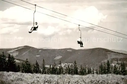 AK / Ansichtskarte  Sessellift_Chairlift_Telesiege Beskid Slaski  