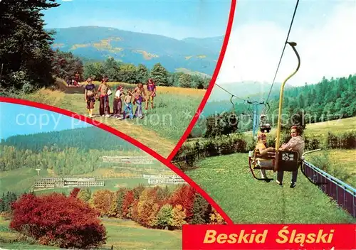 AK / Ansichtskarte 73898925 Sessellift_Chairlift_Telesiege Beskid Slaski  