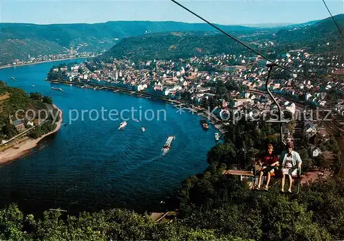 AK / Ansichtskarte  Sessellift_Chairlift_Telesiege Boppard am Rhein  