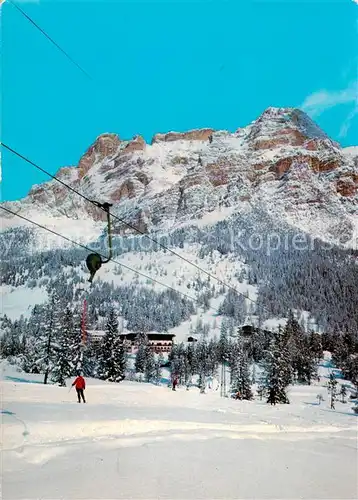 AK / Ansichtskarte  Skilift_Schlepplift_Remontees-Mecaniques Dolomiti Alta Val Badia Gadertal 