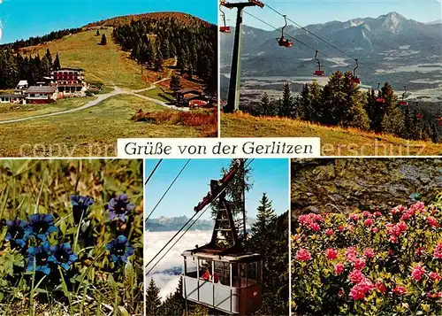 AK / Ansichtskarte  Sessellift_Chairlift_Telesiege Gerlitzen  