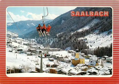 AK / Ansichtskarte  Sessellift_Chairlift_Telesiege Saalbach Hinterglemm 