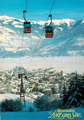 AK / Ansichtskarte  Seilbahn_Cable-Car_Telepherique Zell am See Thumerbach 