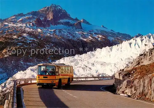 AK / Ansichtskarte  Postbus_Omnibus Alpenroesli Grimsel Passhoehe 