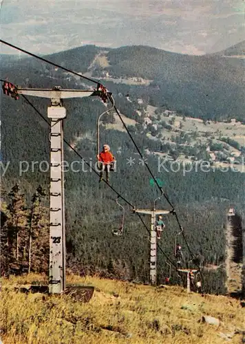 AK / Ansichtskarte  Sessellift_Chairlift_Telesiege Karkonosze  