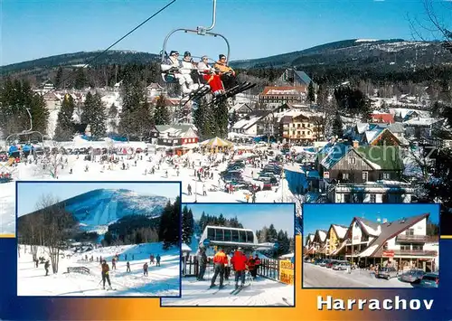 AK / Ansichtskarte  Sessellift_Chairlift_Telesiege Krkonose Harrachov 