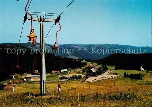 AK / Ansichtskarte  Sessellift_Chairlift_Telesiege Feldberg  