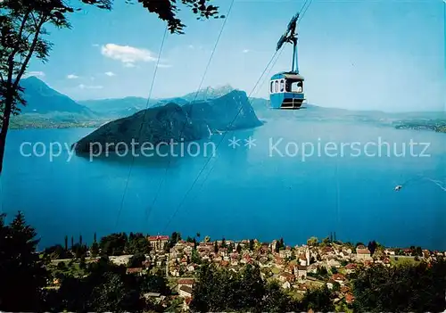 AK / Ansichtskarte  Seilbahn_Cable-Car_Telepherique Vitznau Rigi 