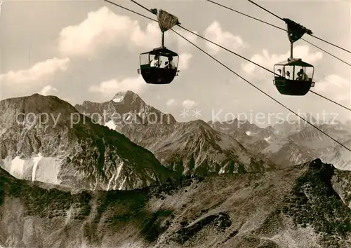 AK / Ansichtskarte  Seilbahn_Cable-Car_Telepherique Kleinwalsertal Ritzlern 