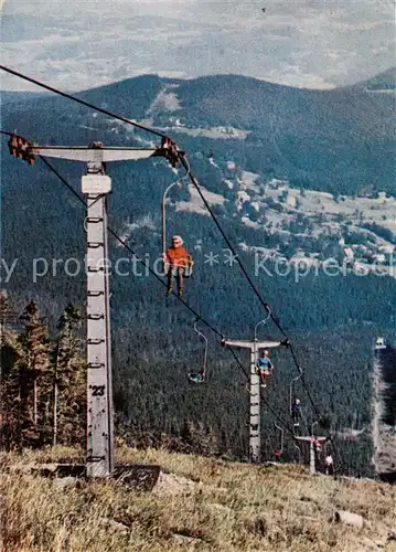 AK / Ansichtskarte  Sessellift_Chairlift_Telesiege Karkonosze 