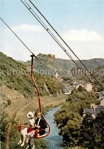 AK / Ansichtskarte  Sessellift_Chairlift_Telesiege Altenahr Burg Are 