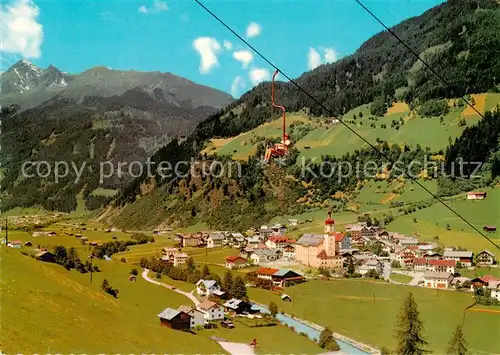 AK / Ansichtskarte 73899106 Sessellift_Chairlift_Telesiege Neustift im Stubai Brennerspitze Tirol 