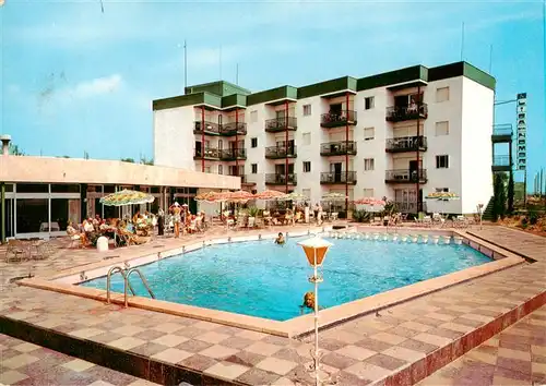 AK / Ansichtskarte  Cubellas Hotel Liga sin Nombre Piscina Cubellas