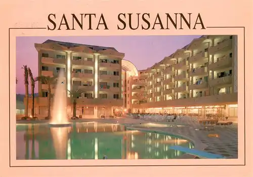 AK / Ansichtskarte  Santa_Susana_Santa_Susanna_Cataluna_ES Hotel Florida Park Piscina 