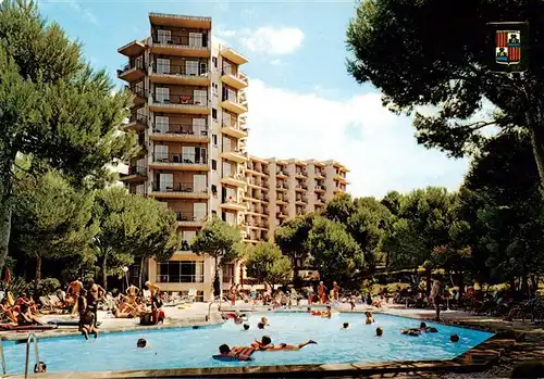 AK / Ansichtskarte  Palma_de_Mallorca_ES Las Maravillas Hotel Sofia Piscina 