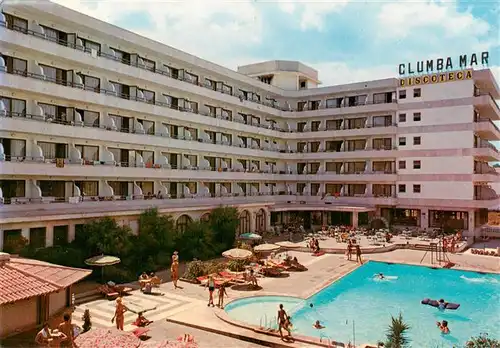 AK / Ansichtskarte 73899259 Can_Picafort_Mallorca_ES Hotel Clumba Mar Piscina 