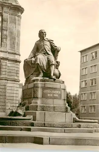 AK / Ansichtskarte 73899279 Magdeburg Otto-von-Guericke-Denkmal Magdeburg