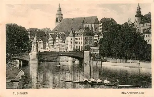 AK / Ansichtskarte  Tuebingen Neckaransicht Kirche Tuebingen