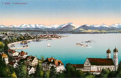 AK / Ansichtskarte  Friedrichshafen_Bodensee Panorama Friedrichshafen Bodensee