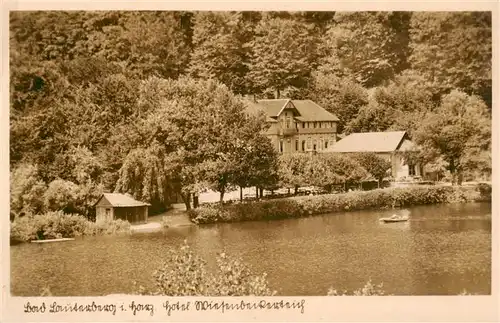 AK / Ansichtskarte  Bad_Lauterberg Hotel Wiesenbeckerteich Bad_Lauterberg