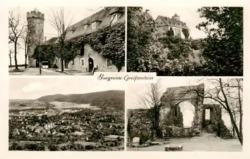 AK / Ansichtskarte  Bad_Blankenburg Burgruine Greifenstein Details Panorama Bad_Blankenburg