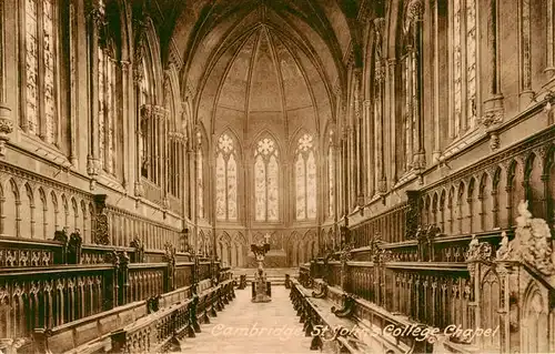 AK / Ansichtskarte  Cambridge__UK_Cambridgeshire St Johns College Chapel 