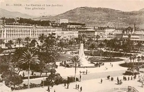 AK / Ansichtskarte  Nice__06_Nizza Le Casino et les Jardins Vue generale 