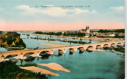 AK / Ansichtskarte  Tours_37 Vue generale La Loire 