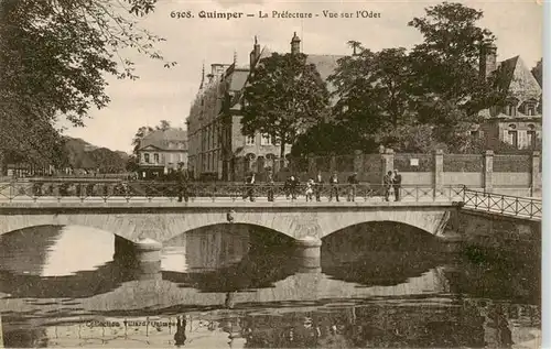 AK / Ansichtskarte  Quimper_29_Finistere La Prefecture Vue sur l'Oder 