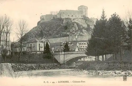 AK / Ansichtskarte  Lourdes_65 Chateau Fort 