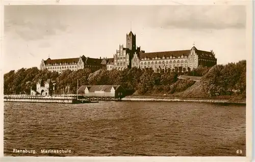 AK / Ansichtskarte  Flensburg__Schleswig-Holstein Marineschule 