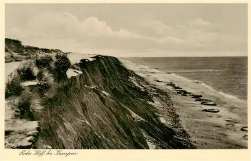 AK / Ansichtskarte  Kampen__Sylt Rotes Kliff 