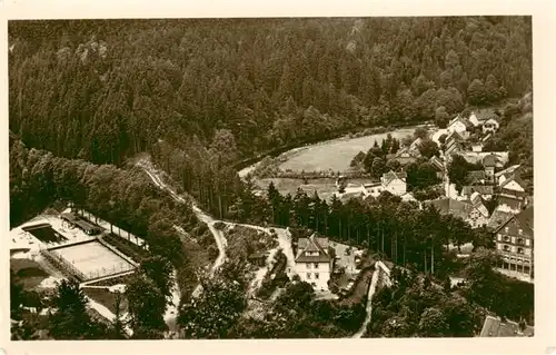 AK / Ansichtskarte  Treseburg_Harz mit Sommerbad Treseburg Harz