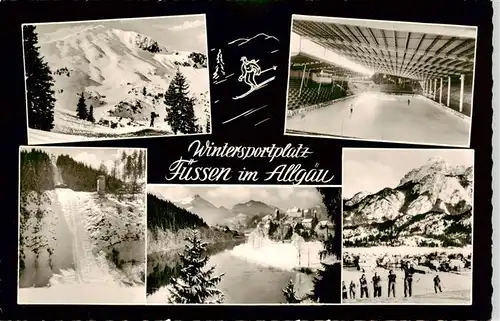 AK / Ansichtskarte 73899428 Fuessen_Allgaeu Wintersportplatz Teilansichten Fuessen Allgaeu