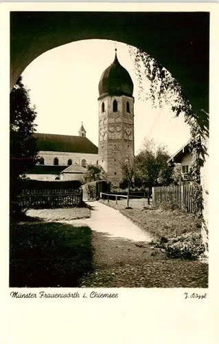 AK / Ansichtskarte  Chiemsee Muenster Frauenwoerth Chiemsee