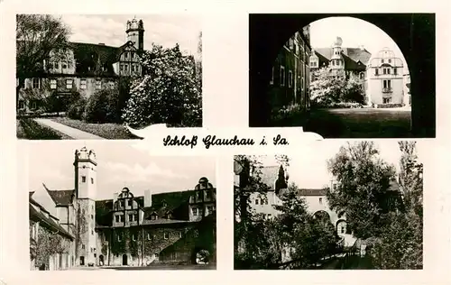 AK / Ansichtskarte  Glauchau Schloss Teilansichten Glauchau