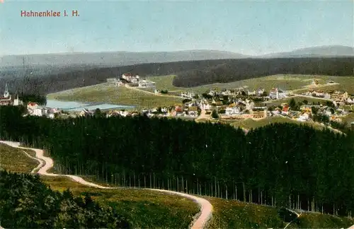 AK / Ansichtskarte  Hahnenklee-Bockswiese_Harz Panorama Hahnenklee-Bockswiese