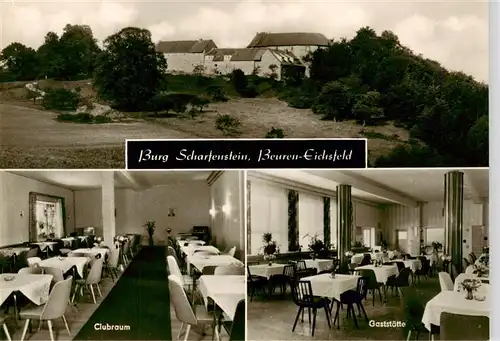 AK / Ansichtskarte 73899578 Eichsfeld_Duderstadt Burg Scharfenstein Clubraum Gaststaette Eichsfeld_Duderstadt