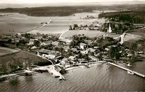 AK / Ansichtskarte  Gstadt_Chiemsee Fliegeraufnahme Gstadt_Chiemsee