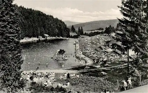 AK / Ansichtskarte  Brilon Freibad Waldsee Gudenhagen Brilon