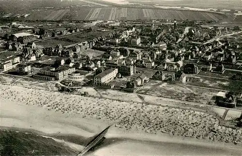 AK / Ansichtskarte 73899674 Wangerooge_Wangeroog_Nordseebad Fliegeraufnahme 